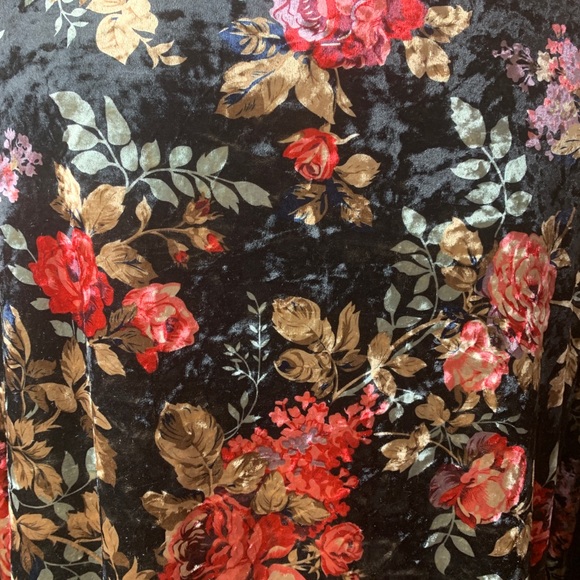 Floral Velvet Cardigan - Picture 7 of 8